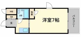 グラン・ピア西道頓堀【2階】の間取り
