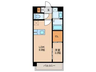 仮)KSK南小倉コアプレイス【3階】の間取り