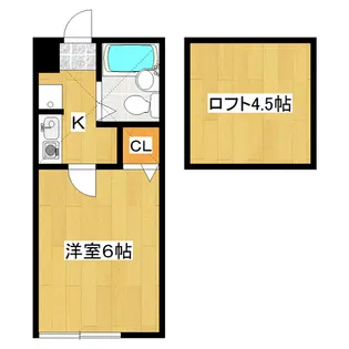 アン・フィオーレ渋木【1階】の間取り