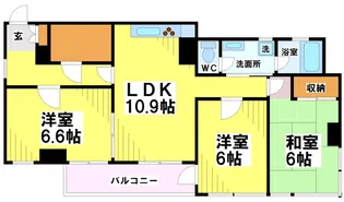 デュアルコート【2階】の間取り