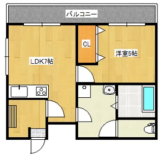 ラフィネ A【3階】の間取り