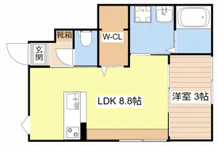 bills 颯【1階】の間取り