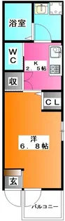 ADVANCE MISHIMA【3階】の間取り