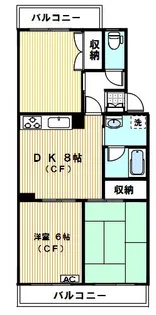ローゼ鷺沼【1階】の間取り