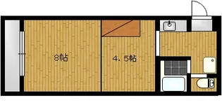 ロイヤルヒルズ銀杏町【2階】の間取り