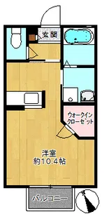 メゾンAMO【1階】の間取り