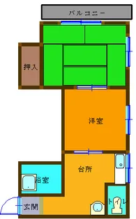 吉田ビル【3階】の間取り