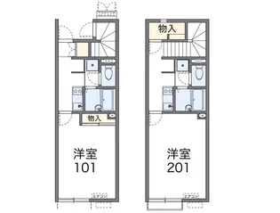 三井泉【1階】の間取り