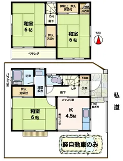 埼玉県さいたま市浦和区皇山町【一戸建】の間取り