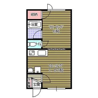 ハイツ錦町【2階】の間取り