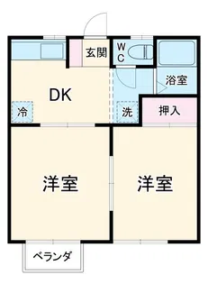 ダイワプラザ飯盛台【2階】の間取り