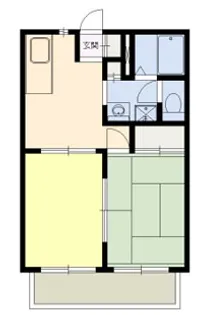 サニータウンH棟【1階】の間取り