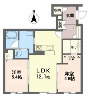 シャーメゾン ミッシェル【1階】の間取り