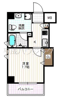 GLANZ M 市谷台【2階】の間取り