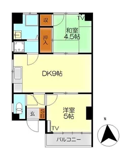 下垣内ビル【2階】の間取り
