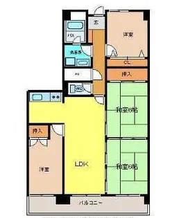 ベルトピア【9階】の間取り