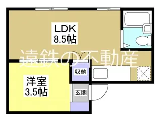 A-Life葵東【4階】の間取り