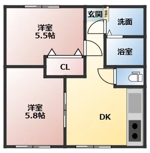 プリマ・クラッセ【5階】の間取り
