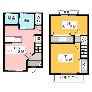 静岡県浜松市中央区原島町【一戸建】の間取り
