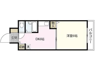 グランドール西旭町【2階】の間取り