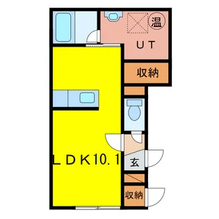 GARRRIII【2階】の間取り