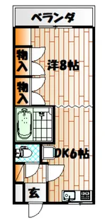 福岡県北九州市八幡東区日の出2【マンション】の間取り