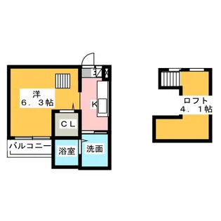 infinity plus【2階】の間取り