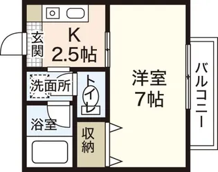 ハピネスM1【1階】の間取り