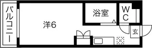 ブラウンアベニューカメタ【3階】の間取り