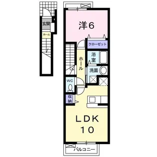 フラワー スペース【2階】の間取り
