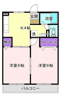 レジデンスJOY【1階】の間取り