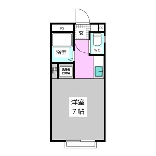 レジデンスKURASAWA【2階】の間取り