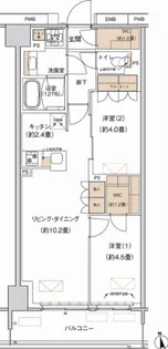 プライムネクサス大森北【8階】の間取り