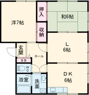 コーポスカイ【1階】の間取り