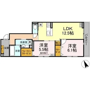 D s LIEN (ディーズリアン) B【3階】の間取り