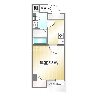 セントエルモ鷹取【2階】の間取り