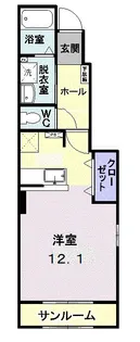 ヴィアーレ・13【1階】の間取り