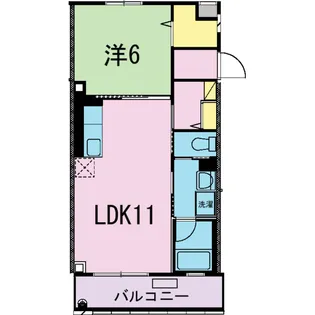 クレシェンド登呂【2階】の間取り