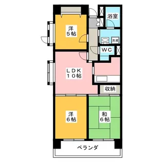 メインステイ関町【3階】の間取り