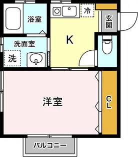 コーポホープ A【2階】の間取り