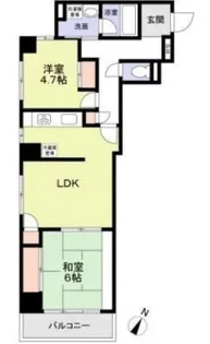東京都千代田区神田猿楽町1【マンション】の間取り