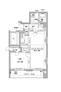 クレジデンス日本橋浜町【3階】の間取り
