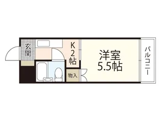 舟入 松尾ビル【8階】の間取り