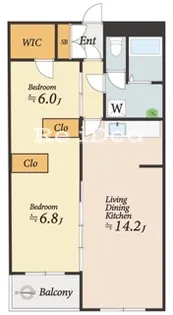 カーサ・ペロ八王子【3階】の間取り