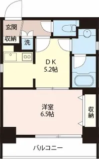 エスティメゾン神田【4階】の間取り