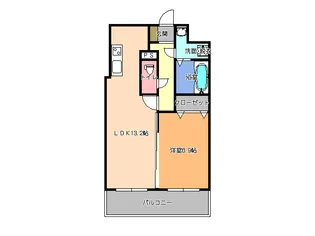 栃木県宇都宮市天神1【マンション】の間取り