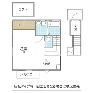 Nハイツみの内【2階】の間取り