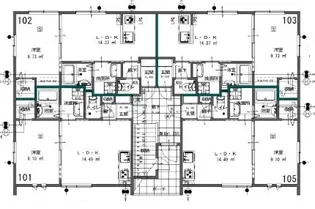 星と青空のクーレ ~Kulle~(仮称)【1階】の間取り