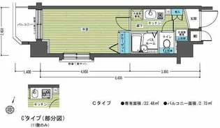 フェニックス幡ヶ谷弐番館【2階】の間取り