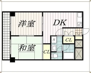 新宿グリーンハイツ【3階】の間取り